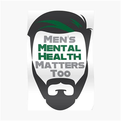 mens mental health awareness month logo