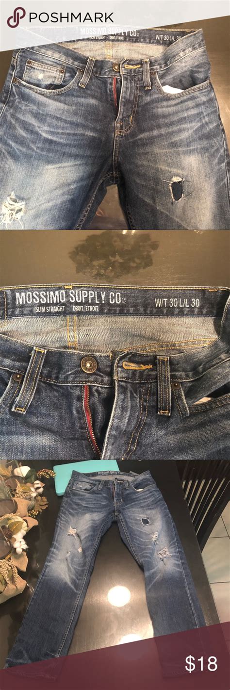 mens mossimo jeans straight fit