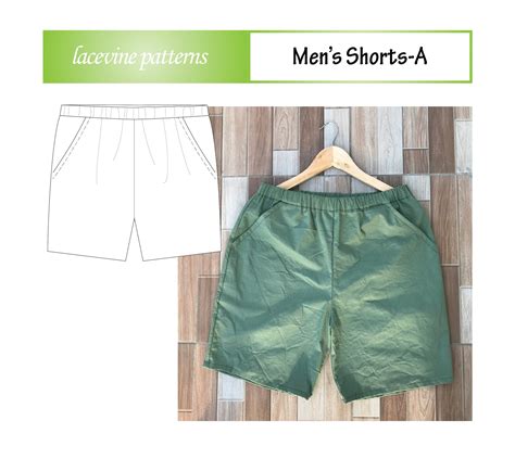Mens Sewing Pattern Shorts