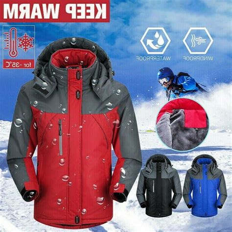 Mens Warm Ski Jacket