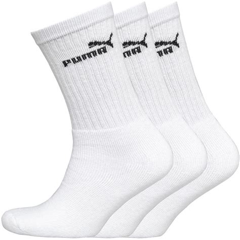 Mens White Puma Socks