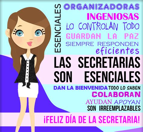 mensaje de la secretaria