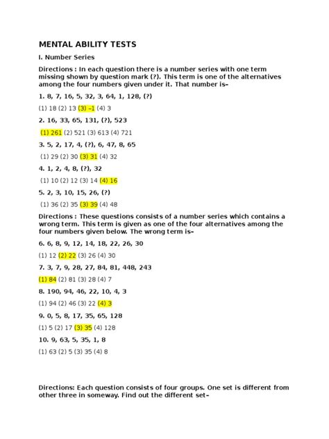 Viral Mental Ability Test Book Pdf Trending