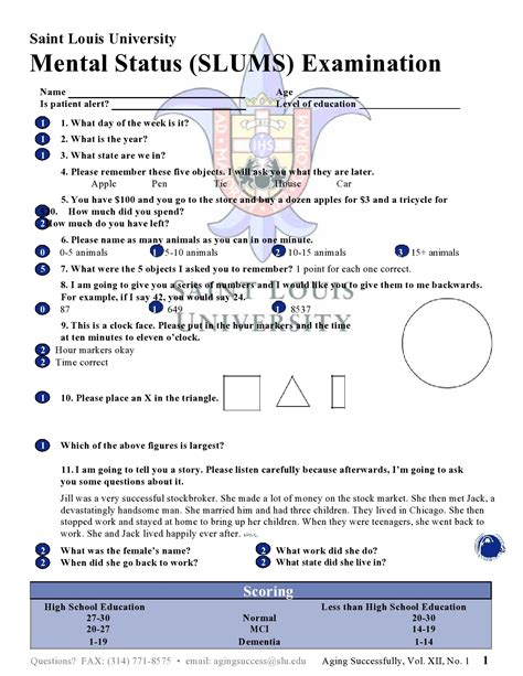 mental health exam settings