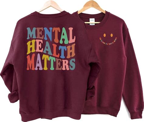 Mental Health Matters Sweatshirt Impact