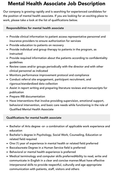 mental health policy jobs
