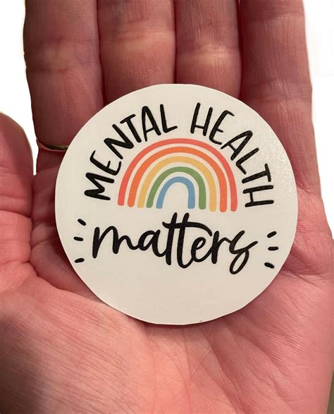 Mental Health Stickers Spreading Awareness