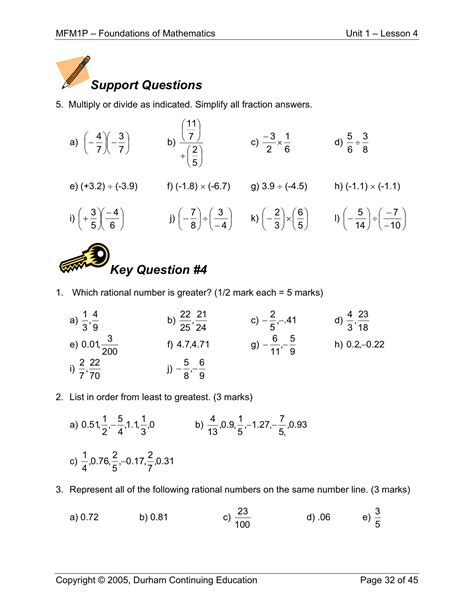 Mental Math Worksheets Grade 9