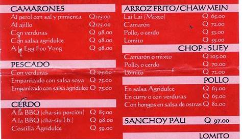 🍜 Lai Lai (Metronorte), Guatemala | Restaurante China :: [Degusta]