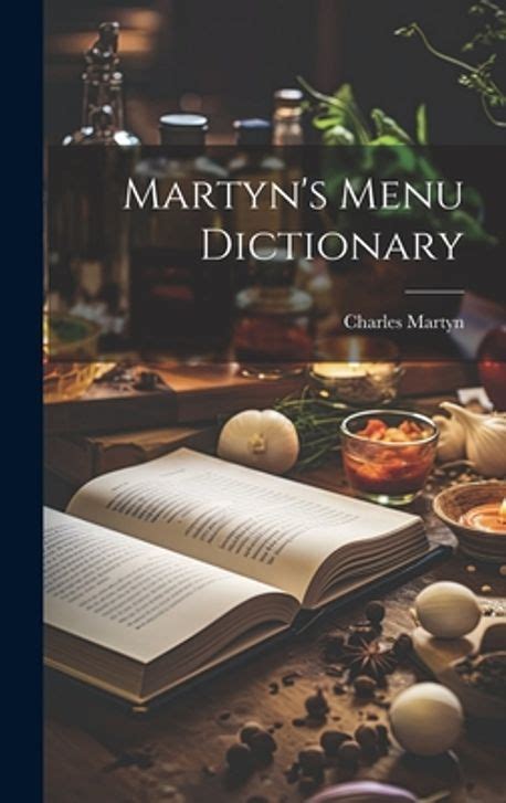 Menu Dictionary Meaning