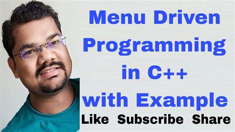 Menu Driven Program In C++ Using Class