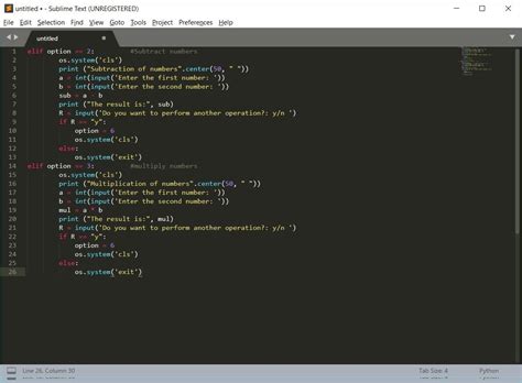 Menu Driven Program In Python Using Dictionary