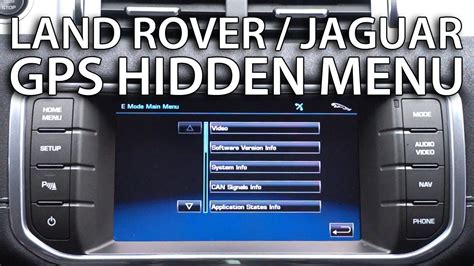 Menu Entretien Range Rover Evoque