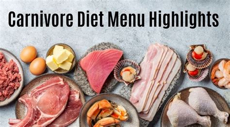 menu highlights of Carnivore