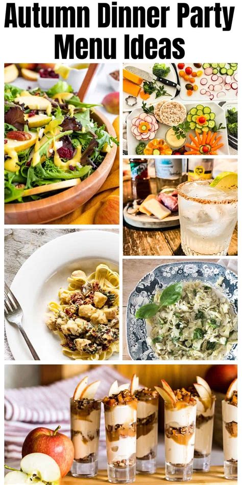 Menu Ideas For Fall Dinner Party