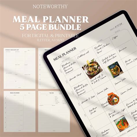 Menu Planning Ipad