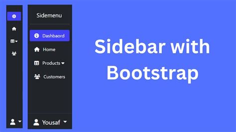Menu Sidebar Bootstrap