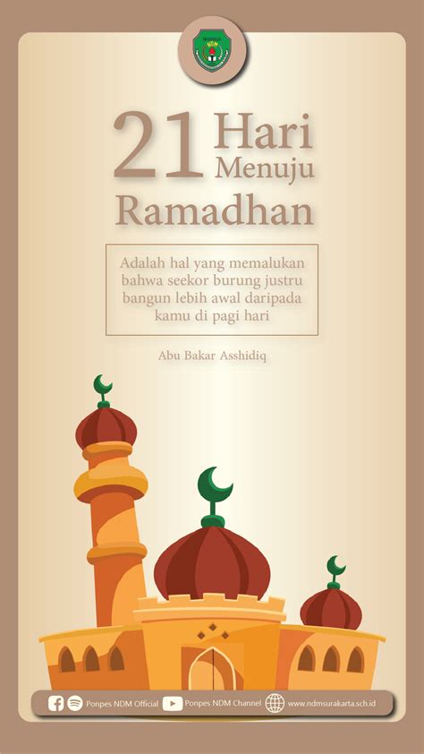 93 Hari Menuju Ramadhan Pondok Pesantren Nurul Hadid