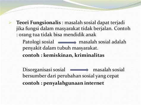 Menurut Pandangan Disorganisasi Sosial Masalah Sosial Bersumber dari