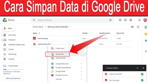 Cara Menyimpan Data Di Google Drive Radea