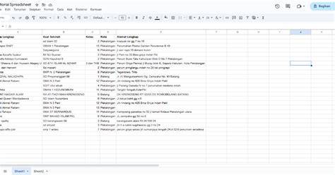 Menyimpan Spreadsheet