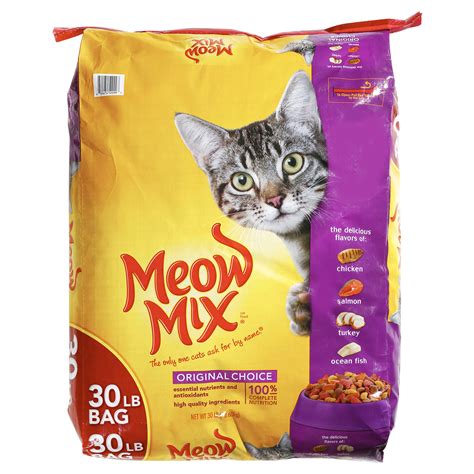 meow mix original 30 lb