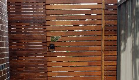 Merbau Fence Gate Finished And Front Yard, , Outdoor