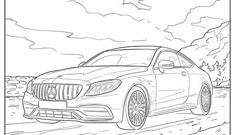 Disegno di Mercedes-Benz Classe GLK da colorare | Disegni da colorare e