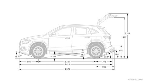 mercedes benz gla 250 4matic dimensions