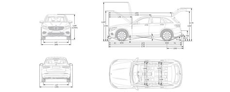 mercedes glc 300 coupe 2024 dimensions