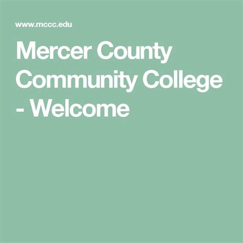 mercer county community college courses