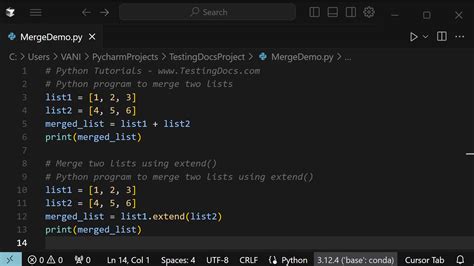 merge lists of lists python