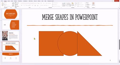 Merge Shapes In Powerpoint Not Available