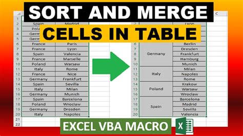 Merge Tables Vba