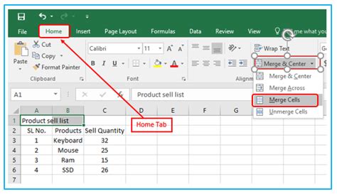 Merging Cells in Excel Made Easy