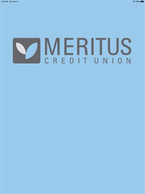 meritus credit union online banking