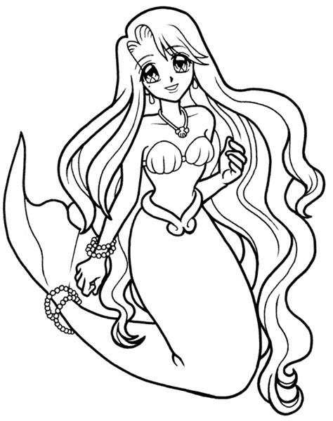 Disegni delle Mermaid Melody da colorare