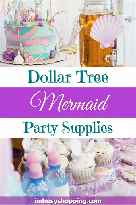 Mermaid Cups Dollar Tree