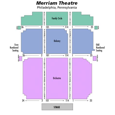 Merriam Theater Seating Chart