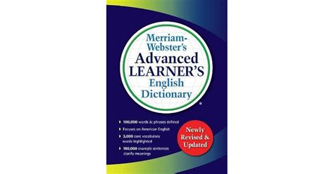 merriam webster advanced learner's dictionary