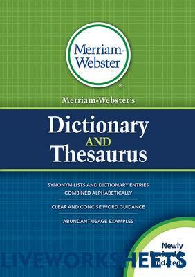 merriam webster dictionary pdf