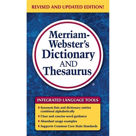 merriam webster dictionary thesaurus