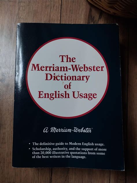 merriam webster usage dictionary
