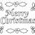 merry christmas coloring pages print