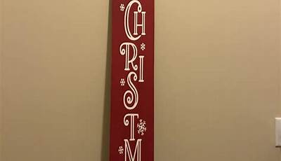 Merry Christmas Porch Sign Stencil