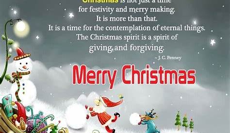 Merry Christmas Quotes In English