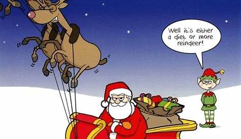 Merry Xmas Funny Wishes Christmas Greeting Card Santa Claus Vector Image