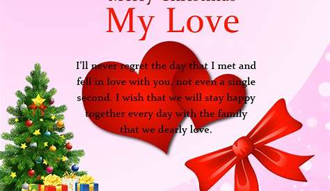 Merry Xmas Message For Lovers 20 Christmas Greeting Cards Boyfriend, Girlfriend