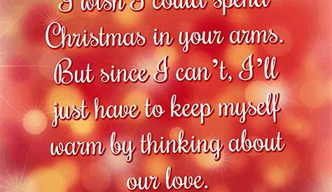 Romantic Christmas Wishes For Boyfriend ( Long Distance )