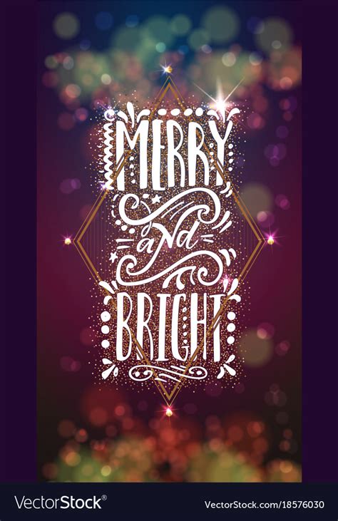 Merry And Bright Background